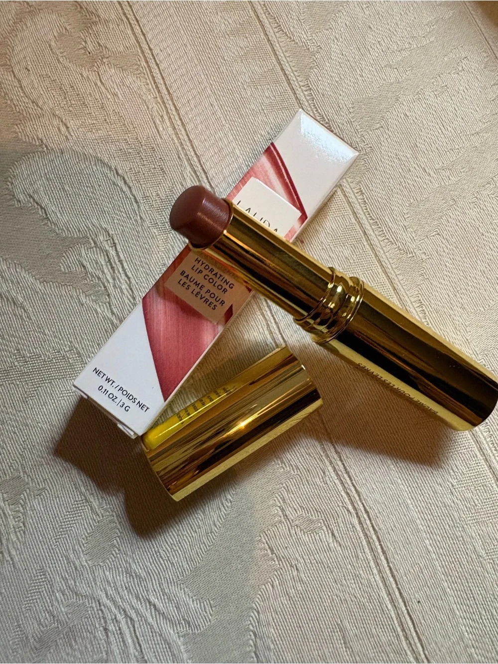 Laura Geller Jelly Balm Lipgloss Lipstick in Terracotta Go BNIB